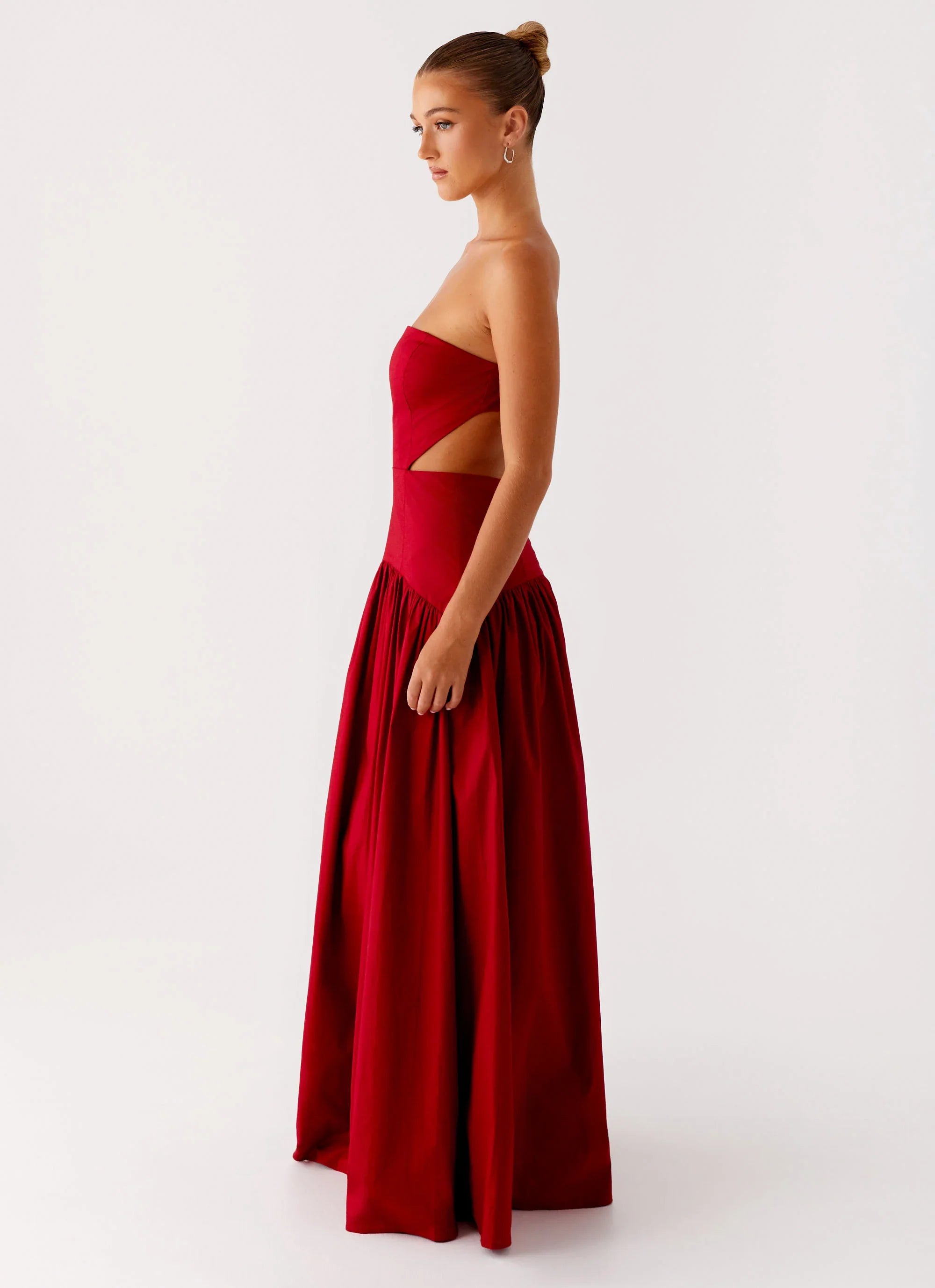 Aamari Maxi Dress - Red
