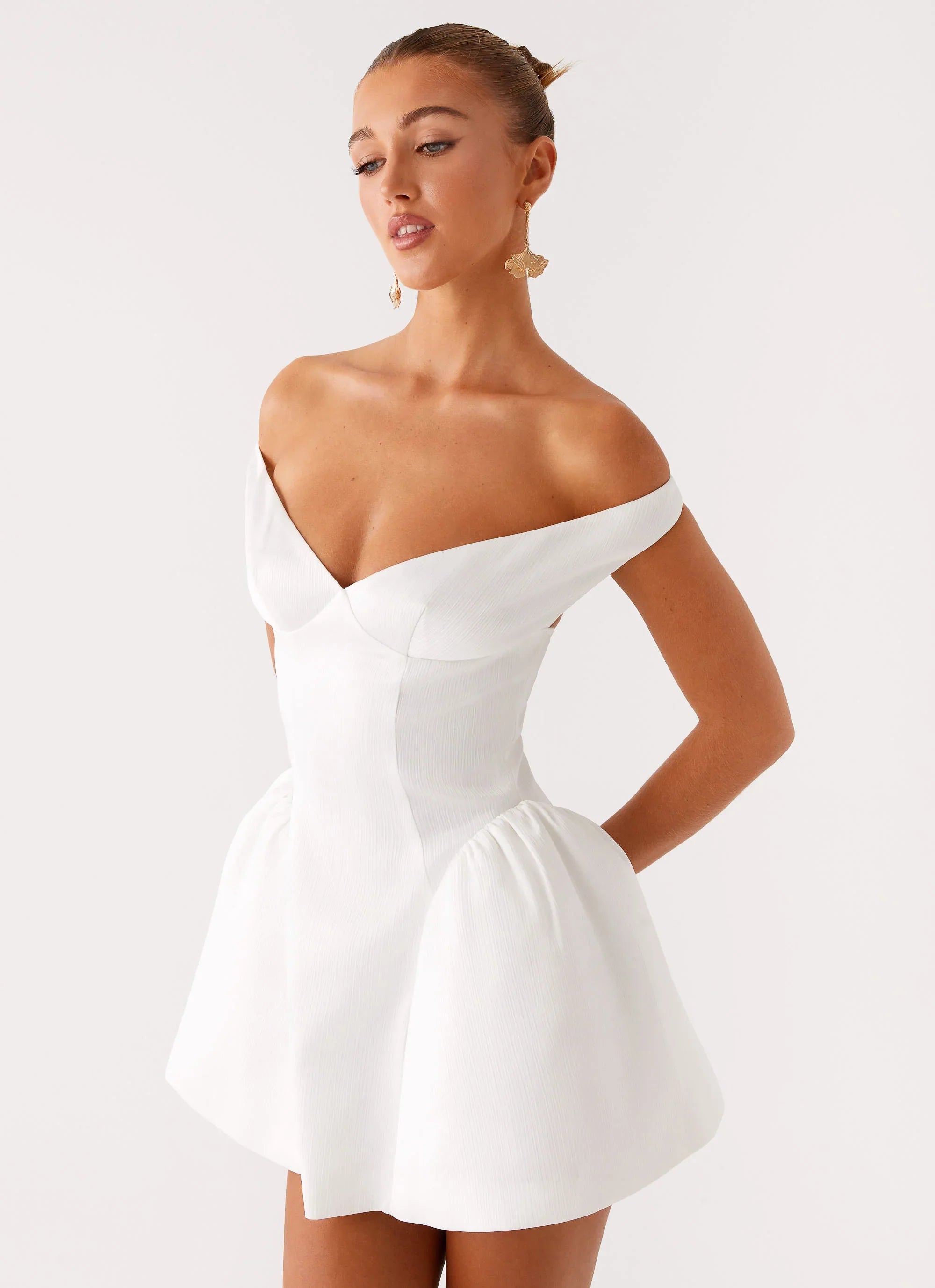 Cavella Mini Dress - White