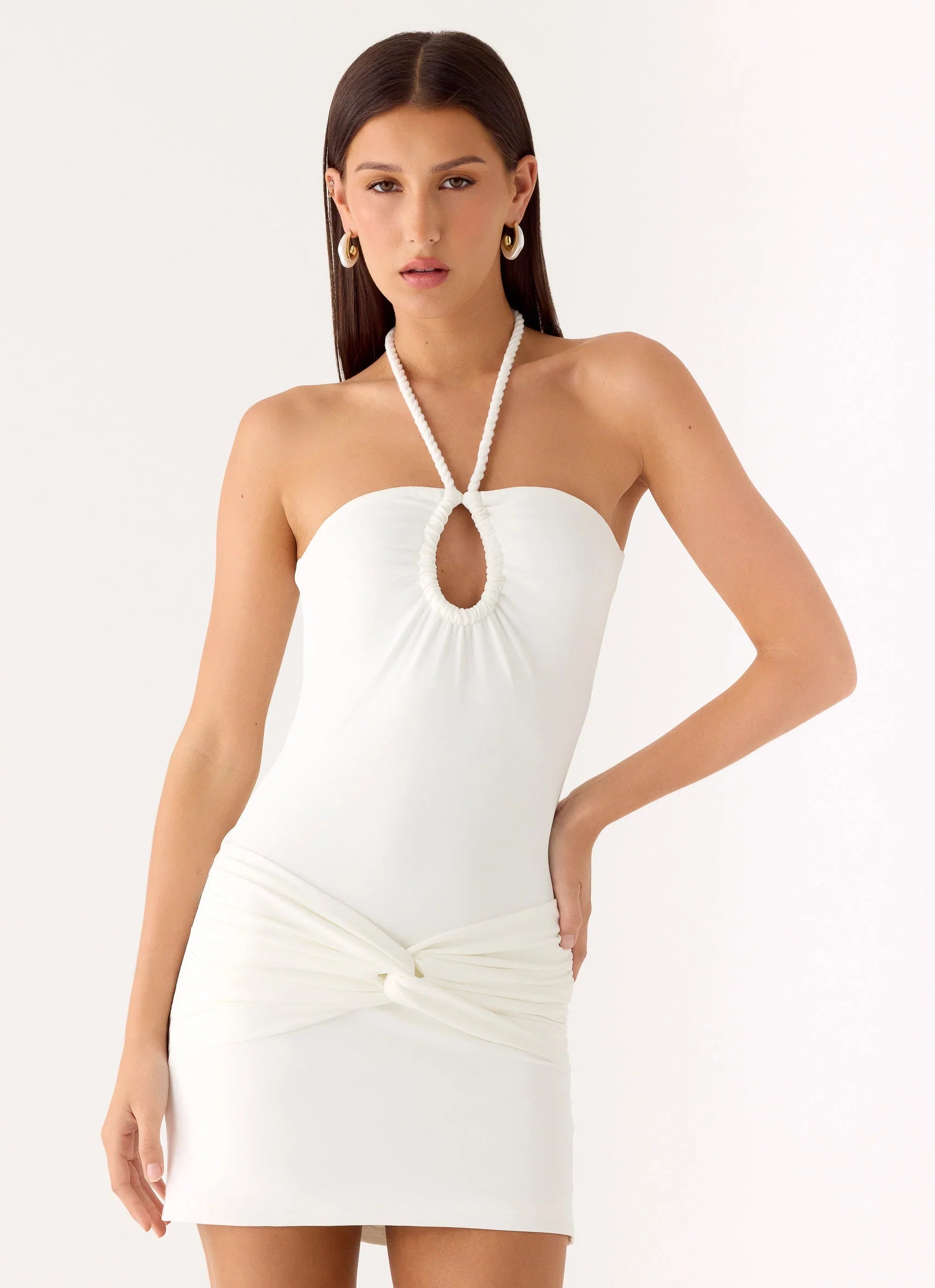 Sacred Mini Dress - White