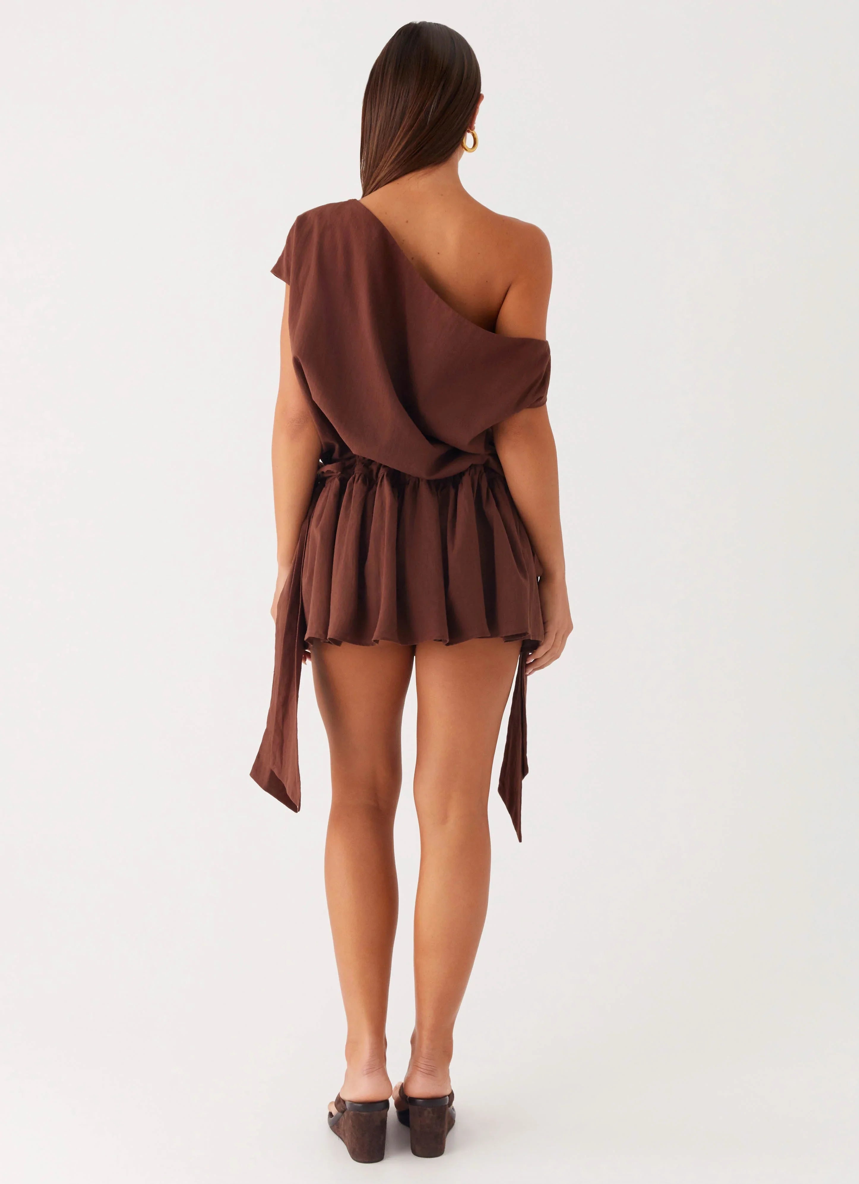 Ettie Mini Dress - Chocolate