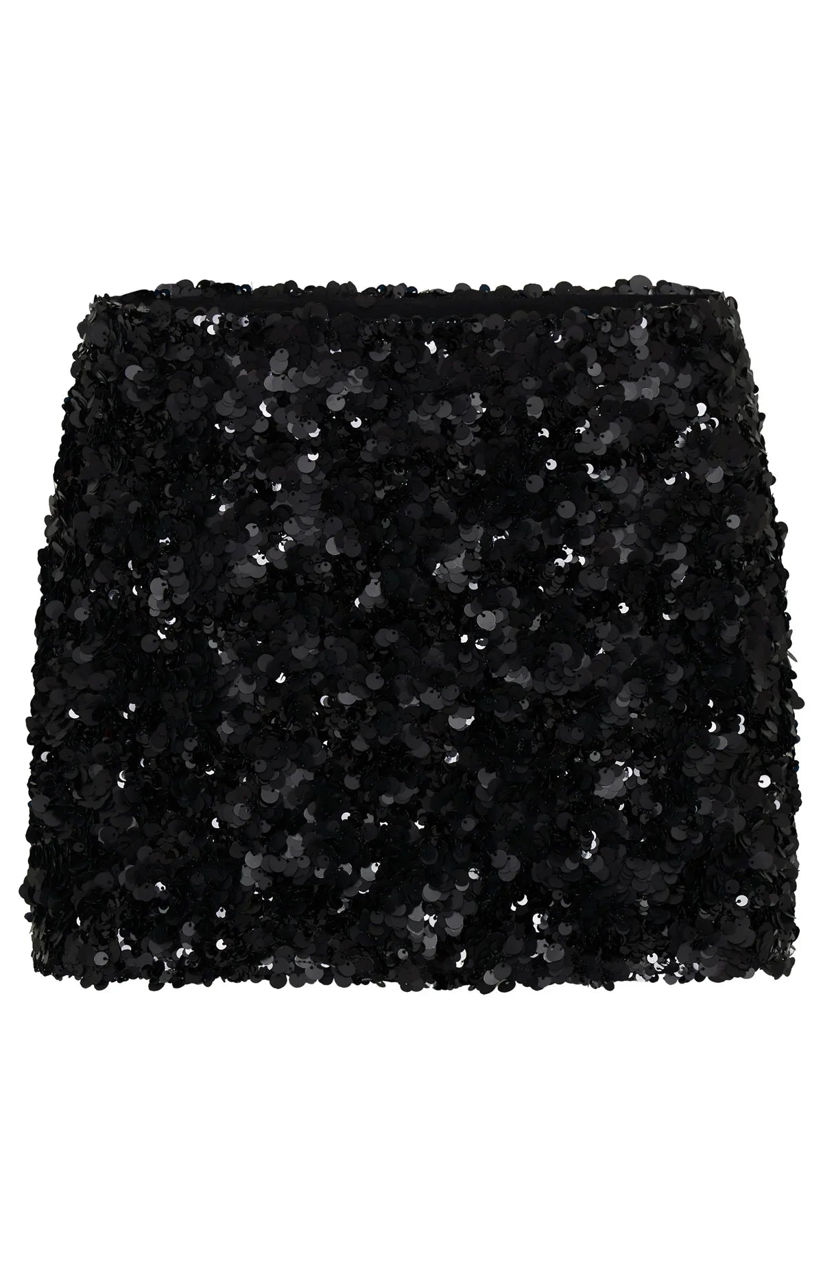 Party Mode Sequin Mini Skirt Black